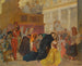 Studie för påvens Pius IX återkomst till Rom 1850 - Karl Bryullov — vy av konstverket