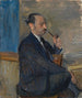 Portrait av konstnären Gustav Wolf - Karl Dillinger — vy av konstverket