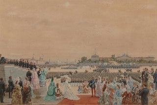 Karl Fedorovic Gun - The solemn service on the occasion of the bicentenary of Peter Is birth 16721725 on Senate Square in Saint Petersburg 30 May 1872.webp