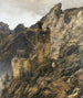 Gorges rocheuses avec ruines - Karl Friedrich Lessing — vy av konstverket