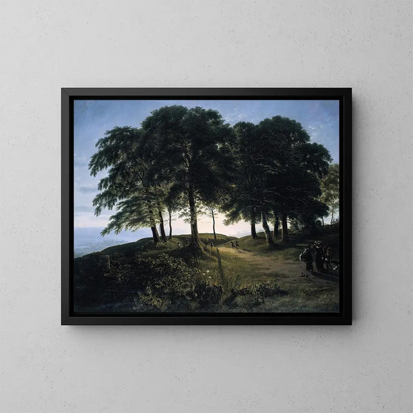 Morgon - Karl Friedrich Schinkel — inramlat konstverk på väggen