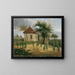 Pavillon sur la colline de Dr Krner à Loschwitz - Karl Gottfried Traugott Faber — inramlat konstverk på väggen