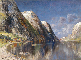 Fjord de Drontheim - Karl Kaufmann — vy av konstverket