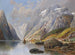 Landskap av Holmstedt-fjorden - Karl Kaufmann — vy av konstverket