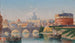 Rome Vy av Castel Sant'Angelo - Karl Kaufmann — vy av konstverket