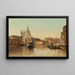 Venedig, Canal Grande med utsikt över Santa Maria della Salute - Karl Kaufmann — inramlat konstverk på väggen