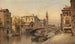 Venise motiv av kanal - Karl Kaufmann — vy av konstverket