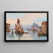 Venise, vy av Santa Maria della Salute - Karl Kaufmann — inramlat konstverk på väggen