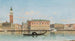 Venise, vy av kolonnen vid Saint-Marc - Karl Kaufmann — vy av konstverket