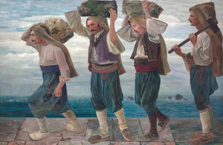 Karl Mediz - Die Steintrger von Ragusa.webp