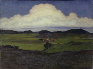 Vallée de Hoga Tjörn - Karl Nordström — vy av konstverket