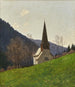 Chapelle Saint-Oswald i Höllental-dalen - Karl Schuster — vy av konstverket
