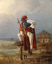 Le poste de garde - Karl Swoboda — vy av konstverket