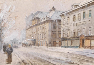 Karl Wenzel Zajicek - Theater an der Wien im Winter.webp