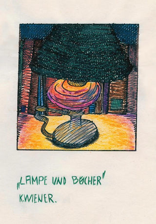 Karl Wiener - Lampe und Bcher.webp