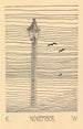 Lanterne et trois oiseaux - Karl Wiener — vy av konstverket