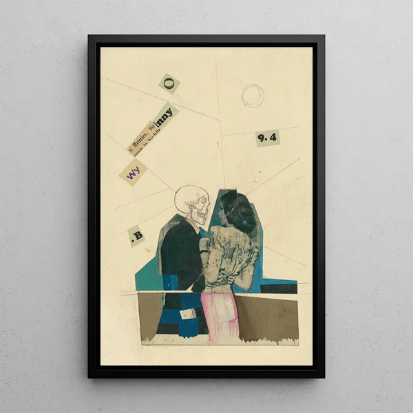Karl Wiener - Ohne Titel junge Frau und Tod.webp