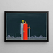 Victoire et mort - Karl Wiener — inramlat konstverk på väggen