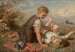 Idylle d'automne - Karl Wilhelm Friedrich Bauerle — vy av konstverket