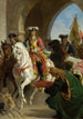 Charles III:s intåg i Madrid 1710 - Karl von Blaas — vy av konstverket
