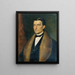 Heinrich Clemens Baron Purtscher von Eschenburg - Karl von Blaas — inramlat konstverk på väggen
