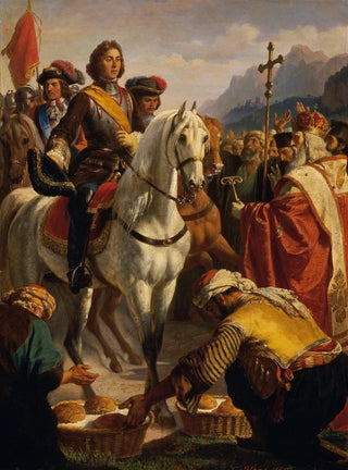 Karl von Blaas - Prince Eugenes train to Bosnia in 1697.webp