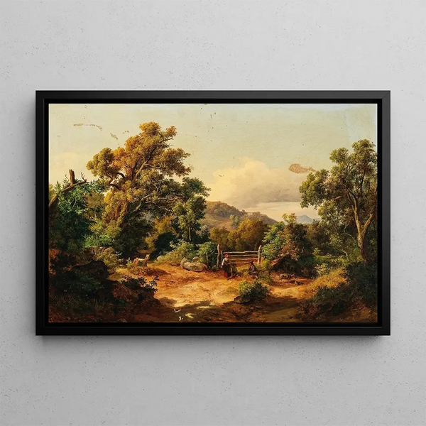 Karoly Marko the Younger - A Landscape with Goatherders.webp