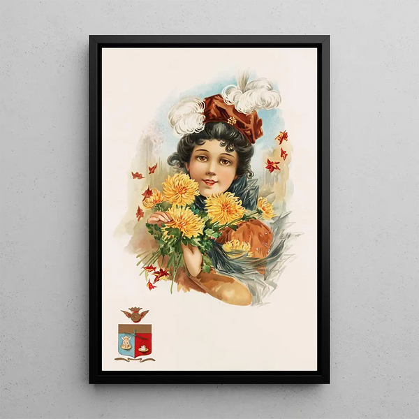 Katherine Connor - Young Woman with Yellow Chrysanthemums.webp