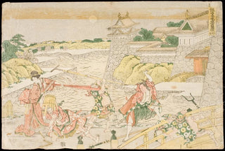 Katsushika Hokusai - Act III from the Play Kanadehon Chshingura A Kana Primer for the Treasury of Loyal Retainers.webp