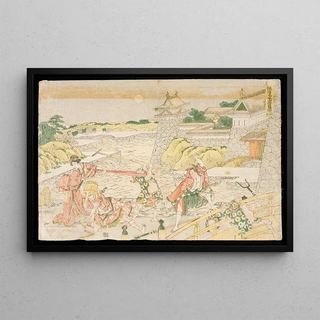 Katsushika Hokusai - Act III from the Play Kanadehon Chshingura A Kana Primer for the Treasury of Loyal Retainers.webp