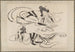 Album av skissbok av och hans lärjungar Pl25 - Katsushika Hokusai — vy av konstverket
