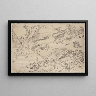 Katsushika Hokusai - Album of Sketches by Katsushika Hokusai and His Disciples Pl58.webp