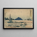Chiry - Katsushika Hokusai — inramlat konstverk på väggen