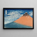 Vent du Sud Aube Claire - Katsushika Hokusai — inramlat konstverk på väggen