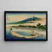 Tokaido Ejiri Tago no ura ryakuzu - Katsushika Hokusai — inramlat konstverk på väggen