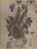 Singe suspendu aux vignes - Kawanabe Kyōsai — vy av konstverket