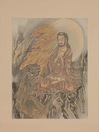 Kawanabe Kysai - Shakyamuni Subjugating Demons.webp