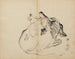 Monju stående - Kawanabe Kyōsai — vy av konstverket