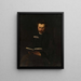 Portrait av Władysław Ciesielski 1845-1901 målare - Kazimierz Alchimowicz — inramlat konstverk på väggen