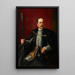 Portrait de Jan Tarnowski - Kazimierz Pochwalski — inramlat konstverk på väggen