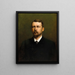 Portrait de Raimund Grübl - Kazimierz Pochwalski — inramlat konstverk på väggen