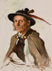 Portrait de Sabała - Kazimierz Pochwalski — vy av konstverket