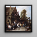 Kermesse le jour de la Saint-Georges - David Teniers The Younger — inramlat konstverk på väggen