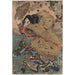 Reproduktion av målningen Kinhyōshi Yōrin, hjälte från Suikoden - Utagawa Kuniyoshi