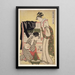 Chbon no zu Image de la classe moyenne - Kitagawa Utamaro — inramlat konstverk på väggen