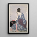 Harishigoto Couture - Kitagawa Utamaro — inramlat konstverk på väggen