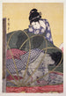 Horogaya myggnät för bebis - Kitagawa Utamaro — vy av konstverket