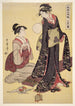 Jbon no zu Bild av den övre klassen - Kitagawa Utamaro — vy av konstverket