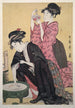 Kingyo Poisson rouge - Kitagawa Utamaro — vy av konstverket