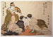 Nibijin udezum Bras de fer mellan två skönheter - Kitagawa Utamaro — vy av konstverket